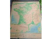 Student natural geography map of France France