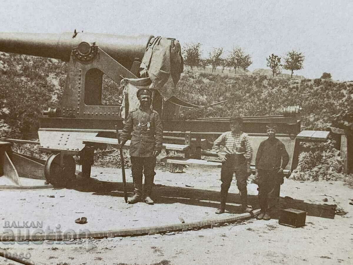 Δημοπρασία Παλαιά φωτογραφία κανονιού φρουρίου Αδριανούπολης Βαλκανικός πόλεμος