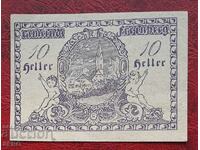 Banknote-Austria-G.Austria-Freiberg-10 Heller 1920
