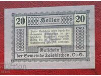 Banknote-Austria-G.Austria-Taiskirchen-20 Heller 1920