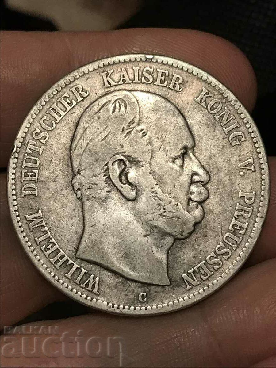 Germany Prussia 5 Marks 1876 C Wilhelm I Silver with price 165.00 BGN | € 84.36 Germany Prussia 5 Marks 1876 C Wilhelm I Silver with price 165.00 BGN | € 84.36