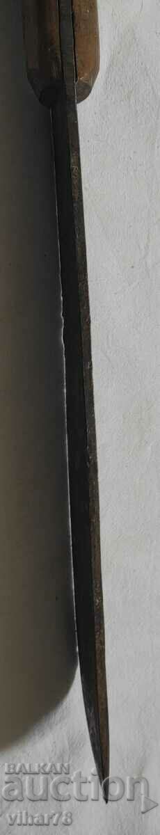 Auction An old knife with a cane Auction An old knife with a cane