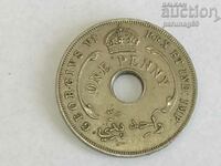 British West Africa 1 Penny 1941 George VI