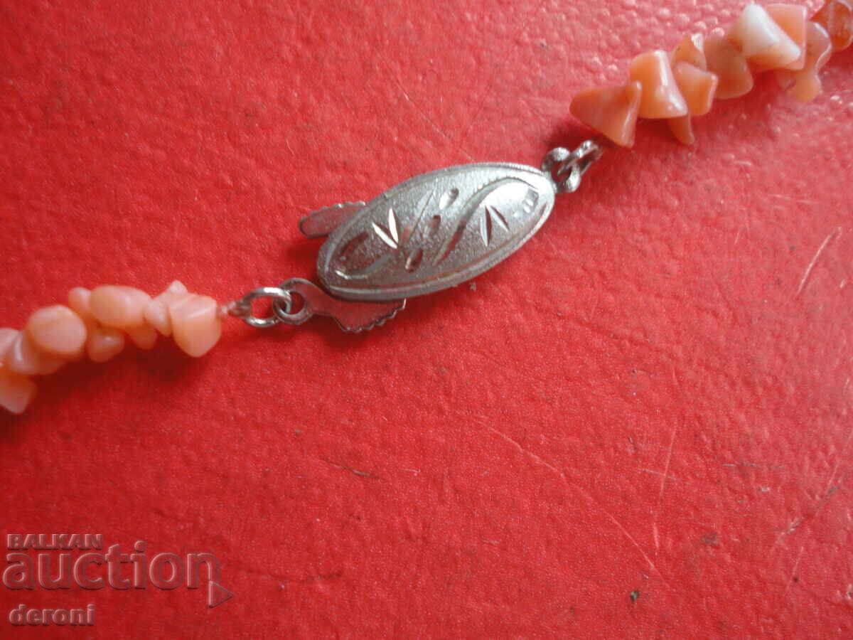 Silver choker necklace with stones with price 25.00 BGN | € 12.78