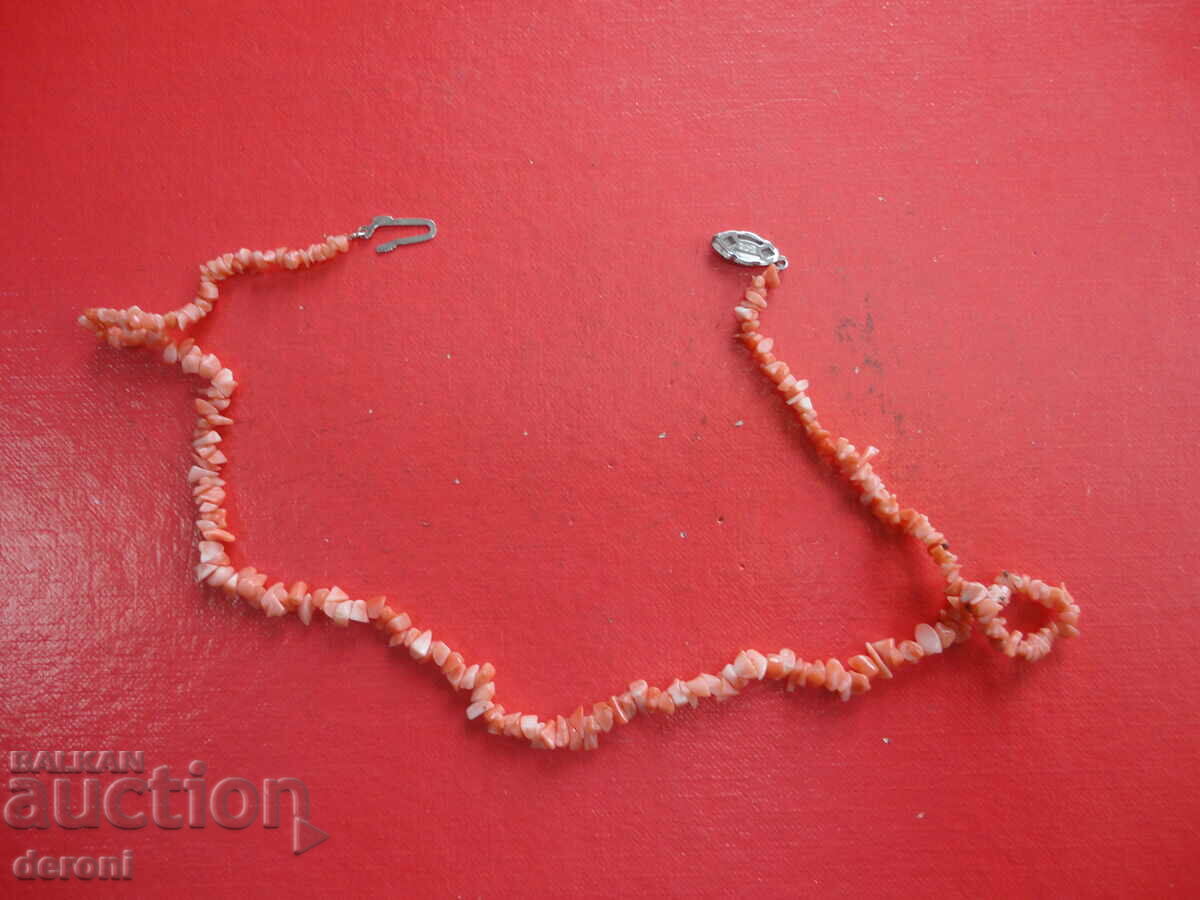 Silver choker necklace with stones - 5