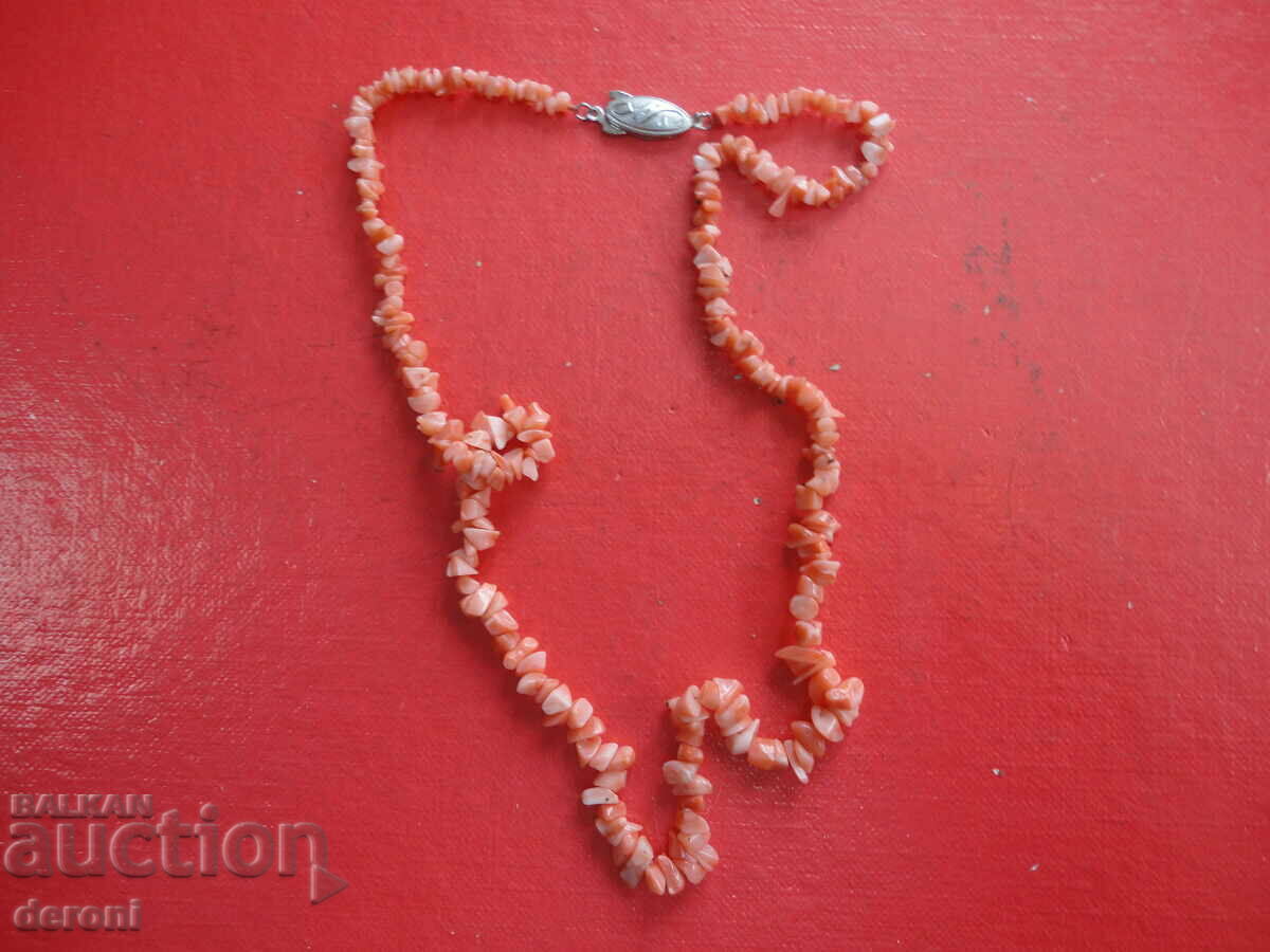 Silver choker necklace with stones - 6