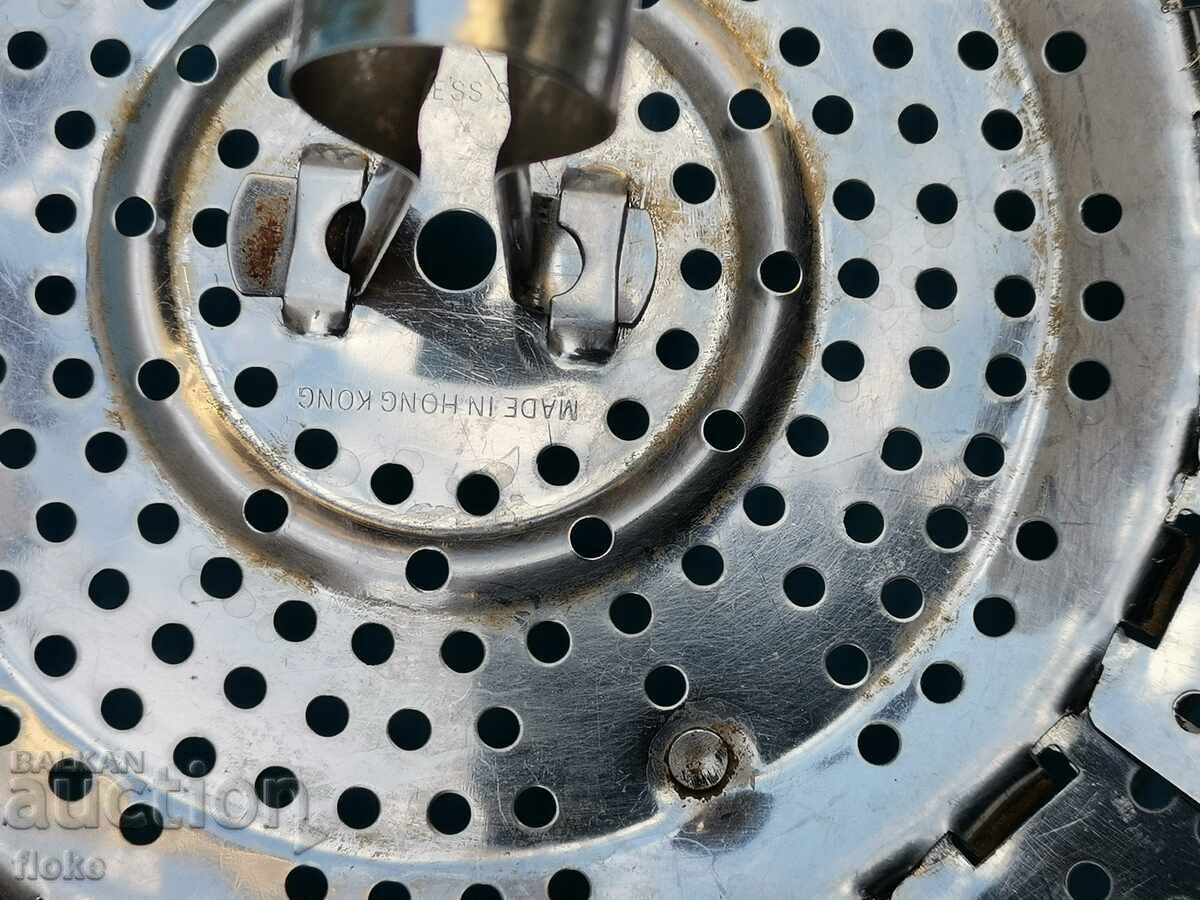 Old metal fruit bowl with price 20.00 BGN | € 10.23 Old metal fruit bowl with price 20.00 BGN | € 10.23