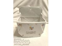 Кухненски Немски Баварски Старинен Порцеланов Буркан