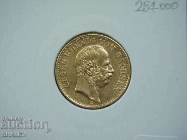 10 marci 1903 Saxonia (Germania) Saxonia - XF/AU (aur) - 5