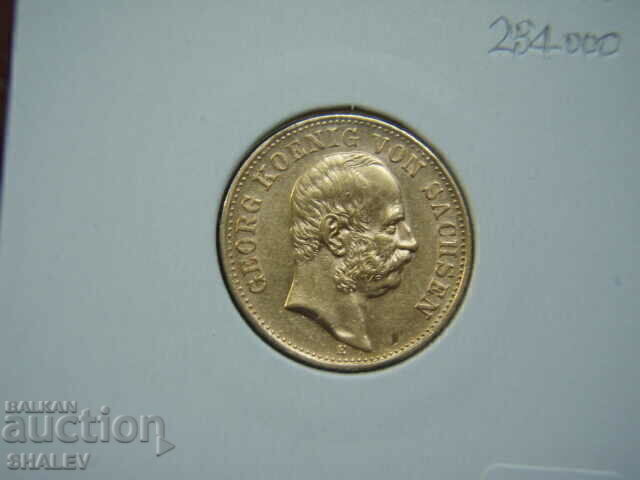 10 marci 1903 Saxonia (Germania) Saxonia - XF/AU (aur) - 7