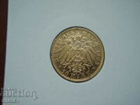 10 marci 1903 Saxonia (Germania) Saxonia - XF/AU (aur)