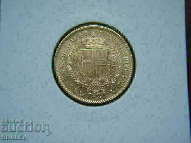 20 λιρέτες 1852 P Σαρδηνία / Ιταλία (Σαρδηνία) - XF/AU (χρυσός) με τιμή € 829.89 | 1623.13 BGN