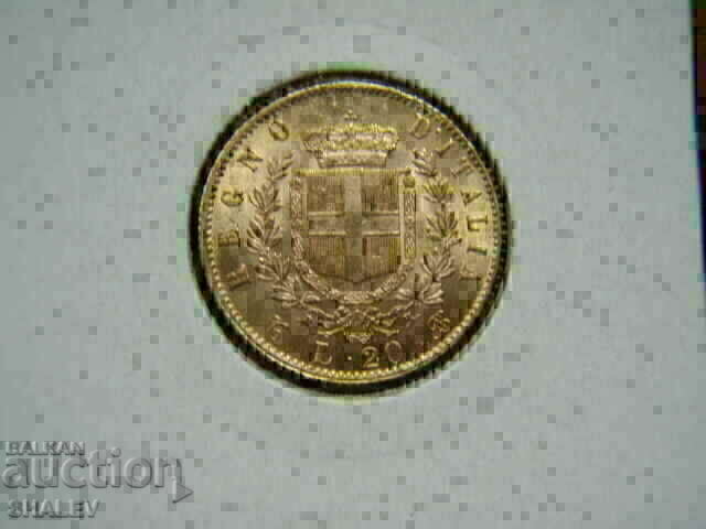 Delivery of 20 Lire 1869 Italy - AU (gold) Delivery of 20 Lire 1869 Italy - AU (gold)