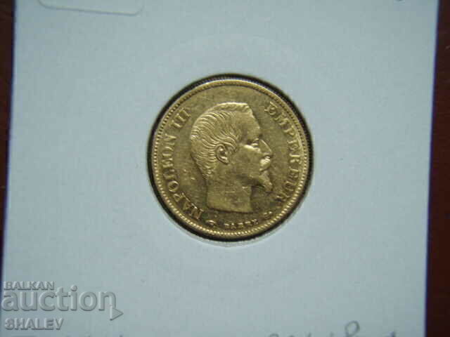 10 franci 1858 A Franța (10 franci Franța) - AU (aur) - 5