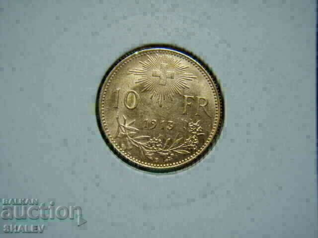 Delivery of 10 Francs 1913 Switzerland (2) - AU/Unc (gold) Delivery of 10 Francs 1913 Switzerland (2) - AU/Unc (gold)