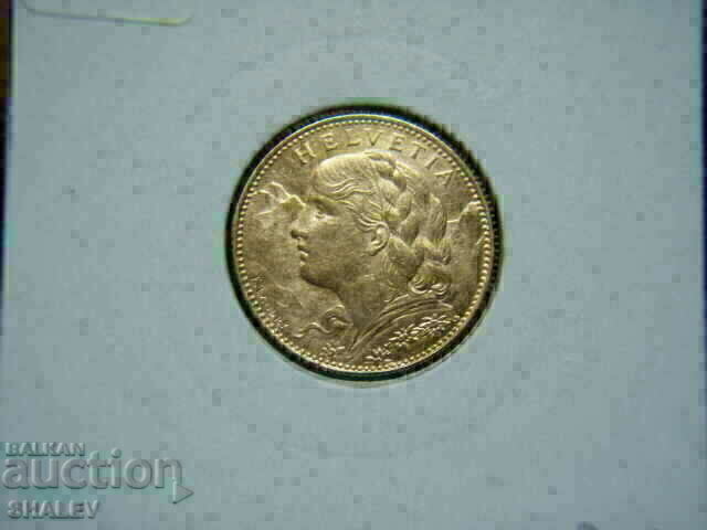 10 Francs 1913 Switzerland (2) - AU/Unc (gold) - 6 10 Francs 1913 Switzerland (2) - AU/Unc (gold) - 6