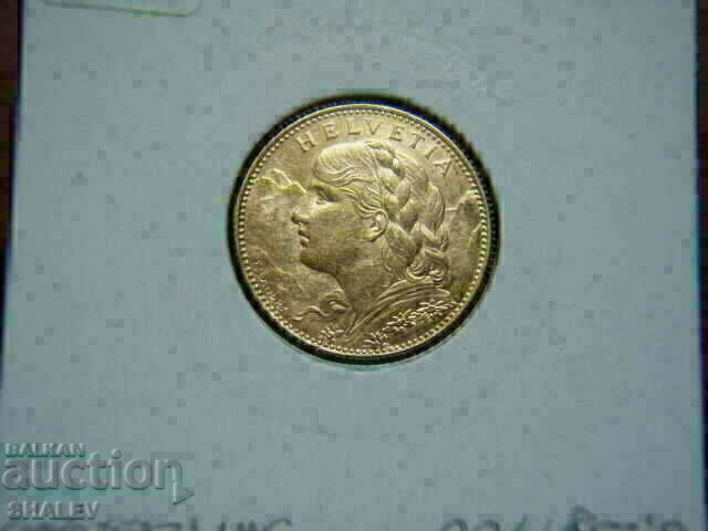 10 Francs 1913 Switzerland (2) - AU/Unc (gold) - 7 10 Francs 1913 Switzerland (2) - AU/Unc (gold) - 7