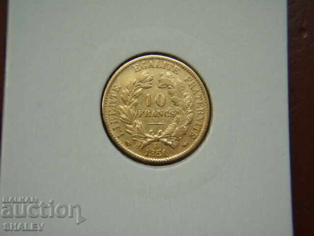 Auction 10 Francs 1851 France - XF (gold) Auction 10 Francs 1851 France - XF (gold)