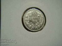 50 cents 1910 Kingdom of Bulgaria (second var. 1) - AU