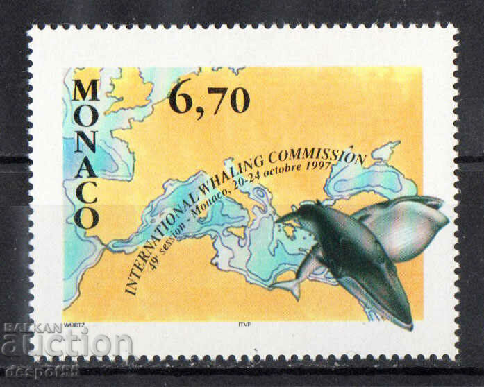 1997. Μονακό. Σύνοδος της Διεθνούς Επιτροπής Φαλαινοθηρίας.