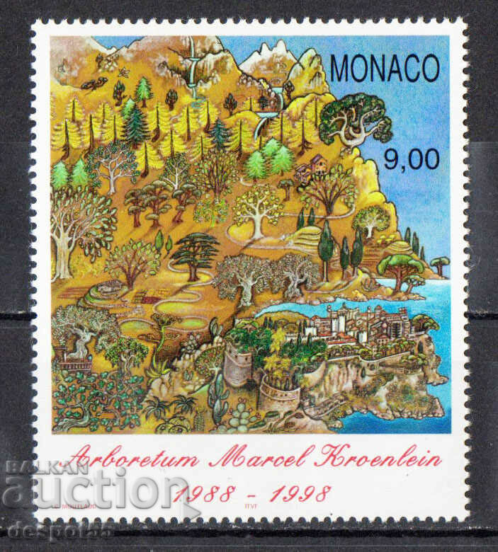 1997. Monaco. 10 years of the Arboretum Marcel Kroenlein.