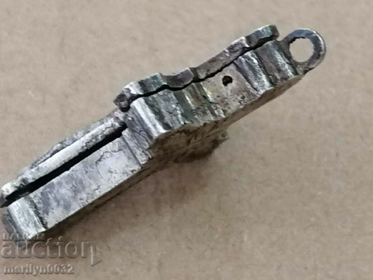 Auction Renaissance cross encoupion silver jewelry with relics UNIQUE jewel Auction Renaissance cross encoupion silver jewelry with relics UNIQUE jewel