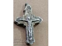 Cruce renascentista cucoupion bijuterii din argint cu relicve bijuterie UNICA