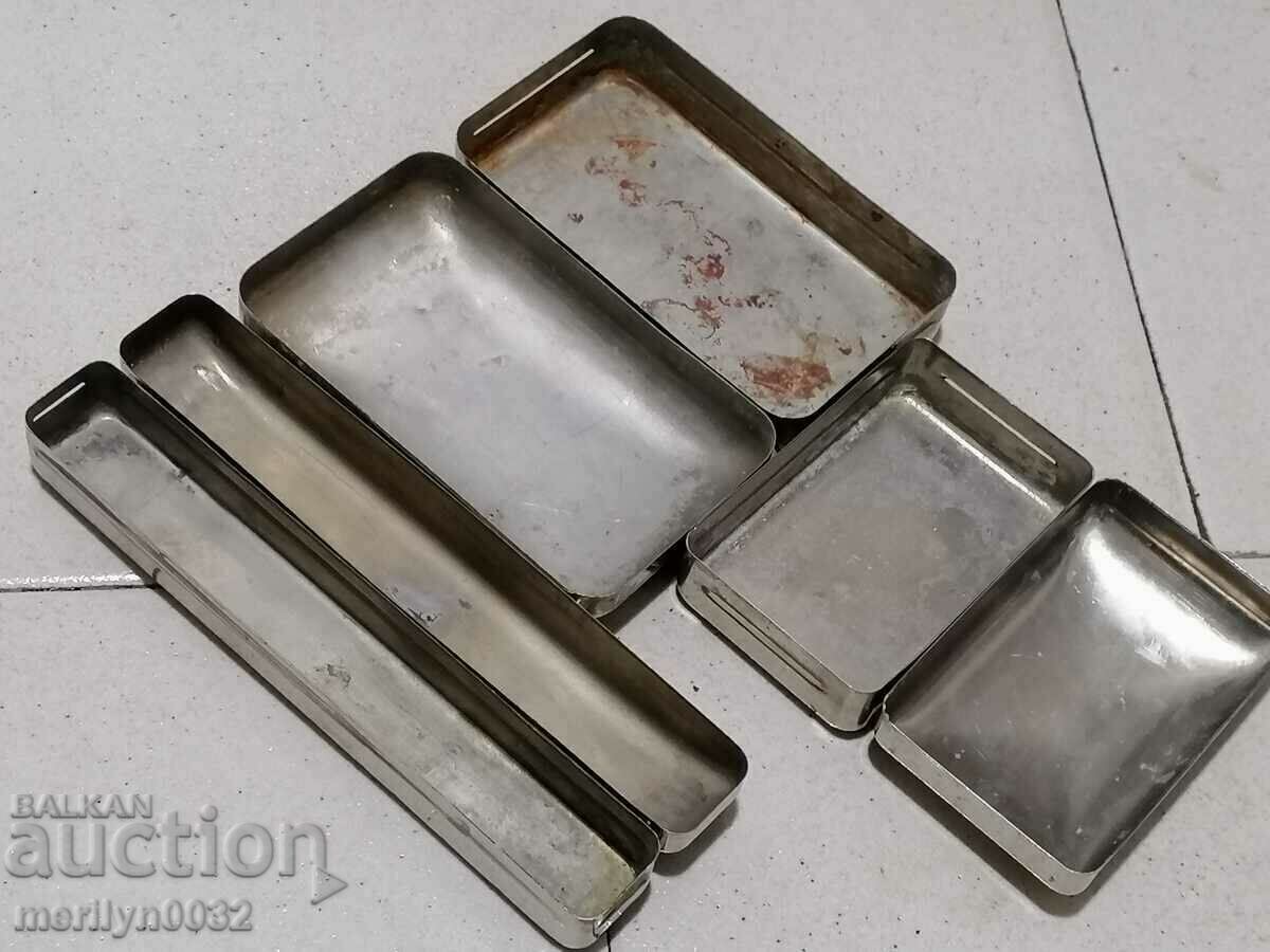 Auction Set of Nickel Plated WW2 WW2 Soap Dish General's Box Auction Set of Nickel Plated WW2 WW2 Soap Dish General's Box