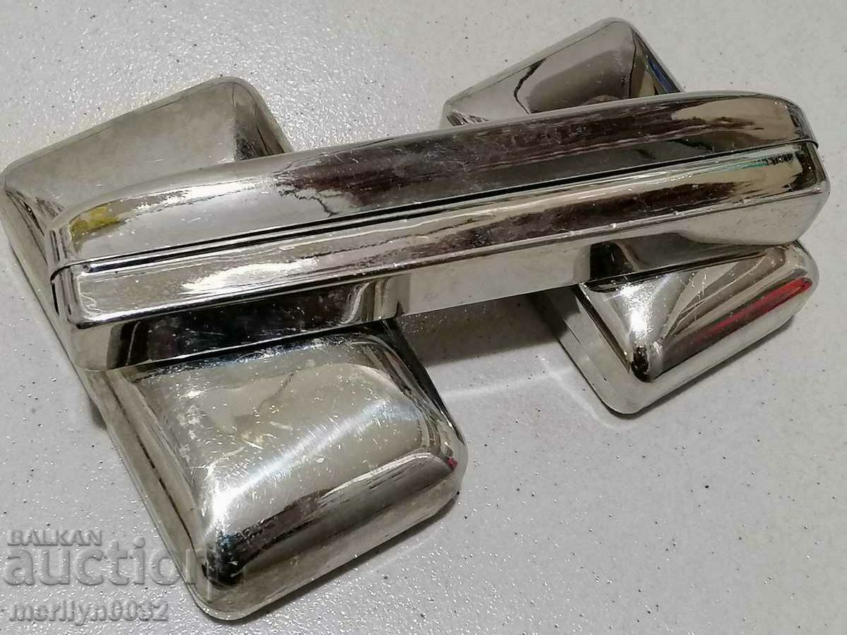 Delivery of Set of Nickel Plated WW2 WW2 Soap Dish General's Box Delivery of Set of Nickel Plated WW2 WW2 Soap Dish General's Box