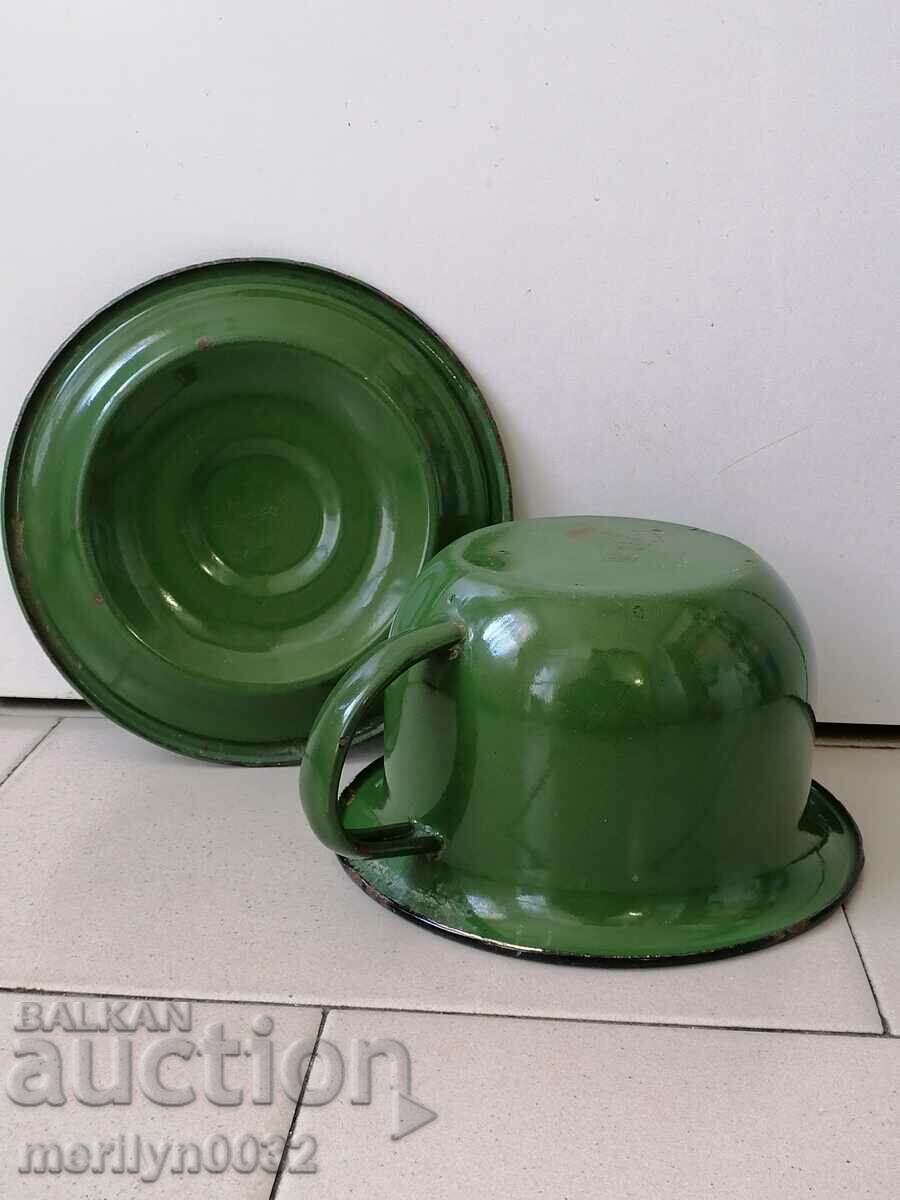 Tsukalo enamel Tsukal children's pot enameled pot lid NRB - 6