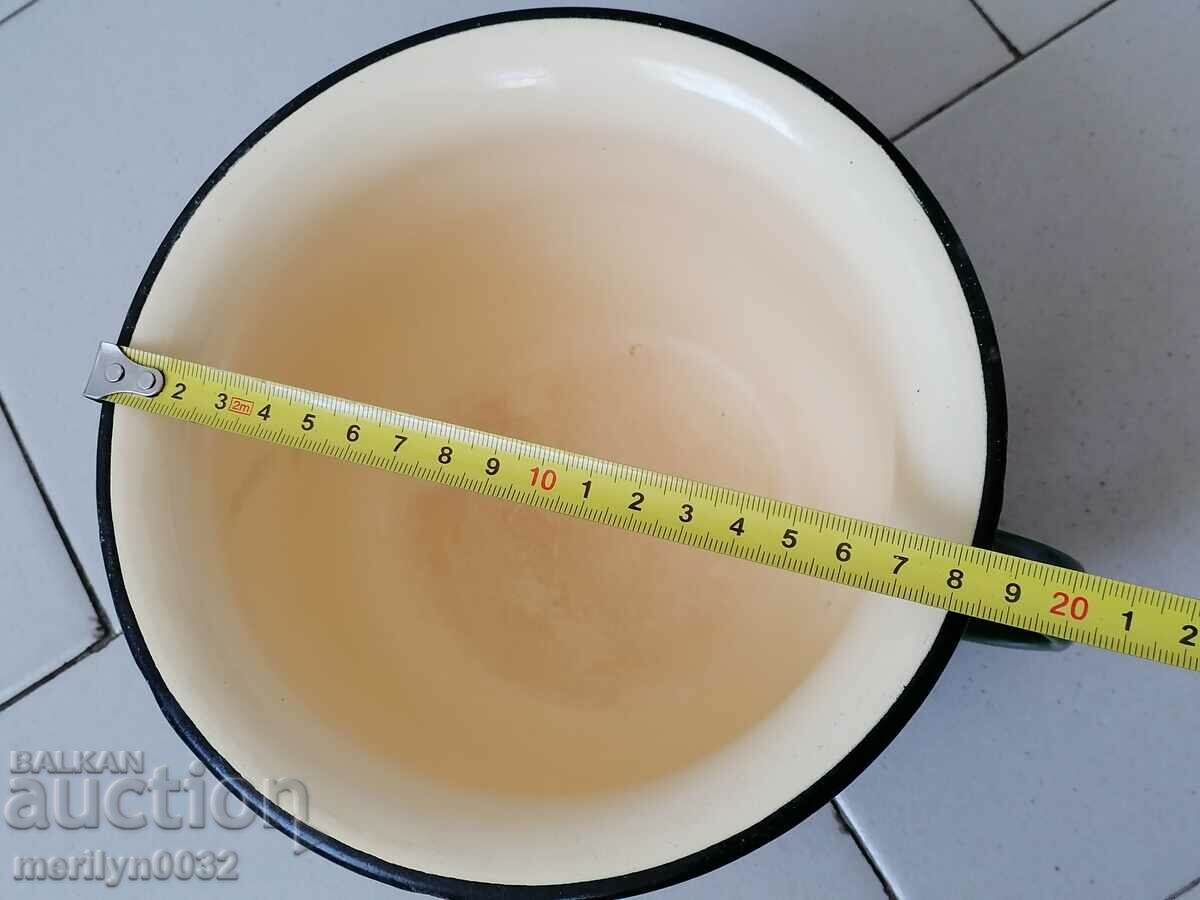 Tsukalo enamel Tsukal children's pot enameled pot lid NRB - 7