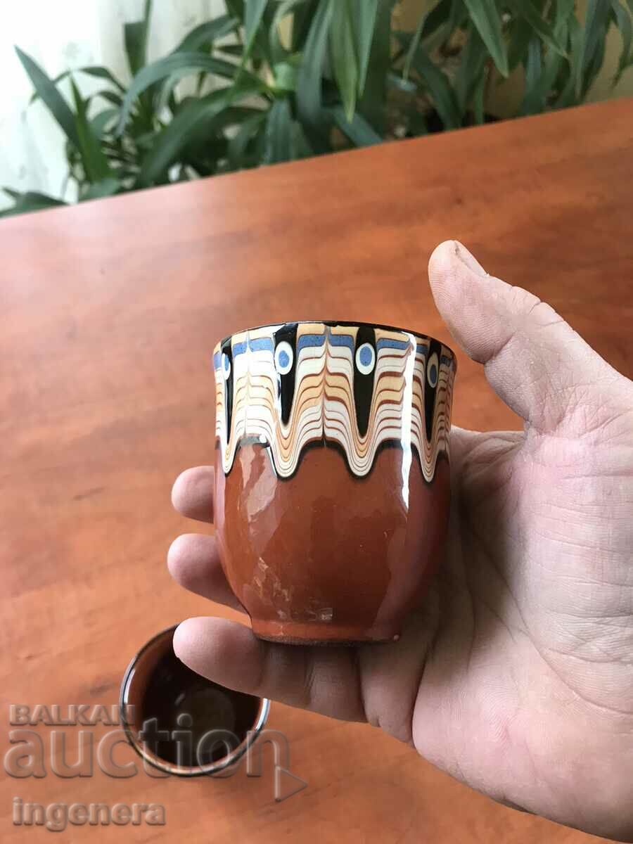 CERAMIC GLASS GLASSES-2 PCS with price 3.00 BGN | € 1.53 CERAMIC GLASS GLASSES-2 PCS with price 3.00 BGN | € 1.53