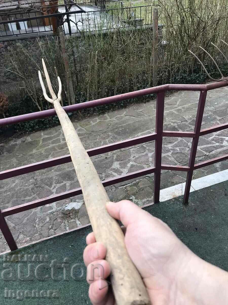 VILLA TRIROGA WOOD ANTIQUE AGRICULTURAL TOOL HAY - 5 VILLA TRIROGA WOOD ANTIQUE AGRICULTURAL TOOL HAY - 5