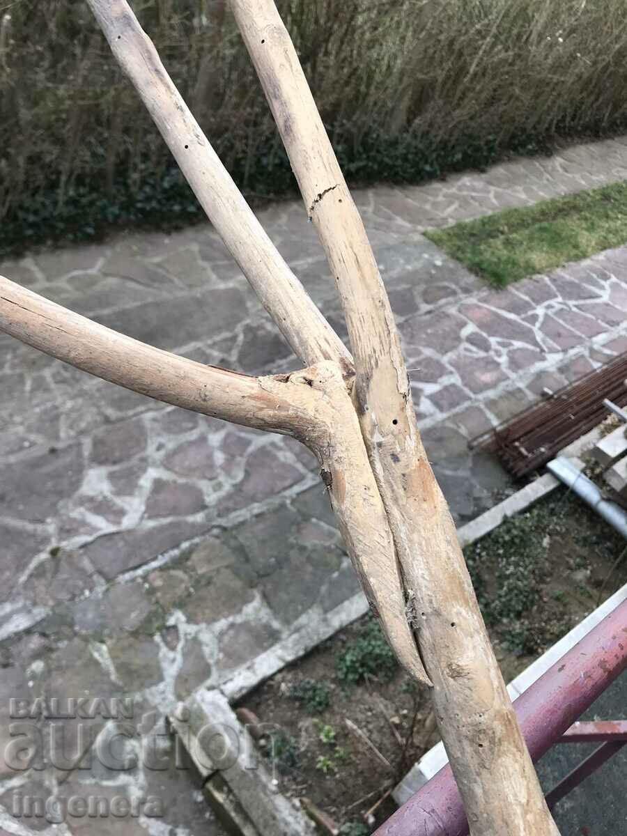 VILLA TRIROGA WOOD ANTIQUE AGRICULTURAL TOOL HAY - 6 VILLA TRIROGA WOOD ANTIQUE AGRICULTURAL TOOL HAY - 6