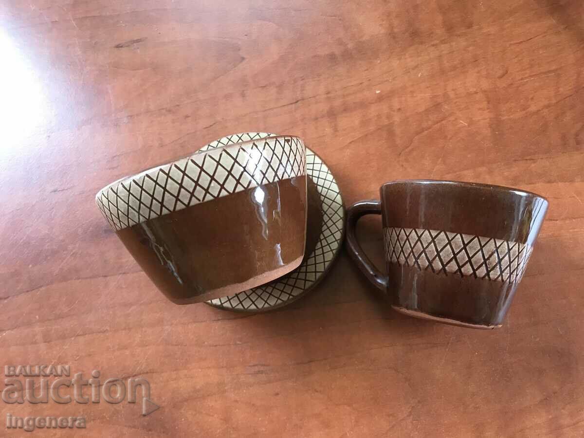 CERAMIC CUP PLATE with price 3.00 BGN | € 1.53 CERAMIC CUP PLATE with price 3.00 BGN | € 1.53