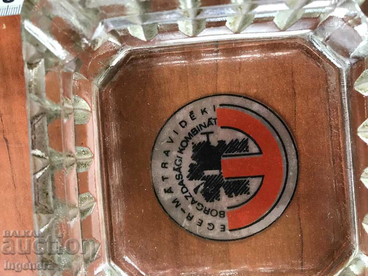 ASHTRAY GLASS THICK-WALLED RELIEF with price 9.00 BGN | € 4.60 ASHTRAY GLASS THICK-WALLED RELIEF with price 9.00 BGN | € 4.60