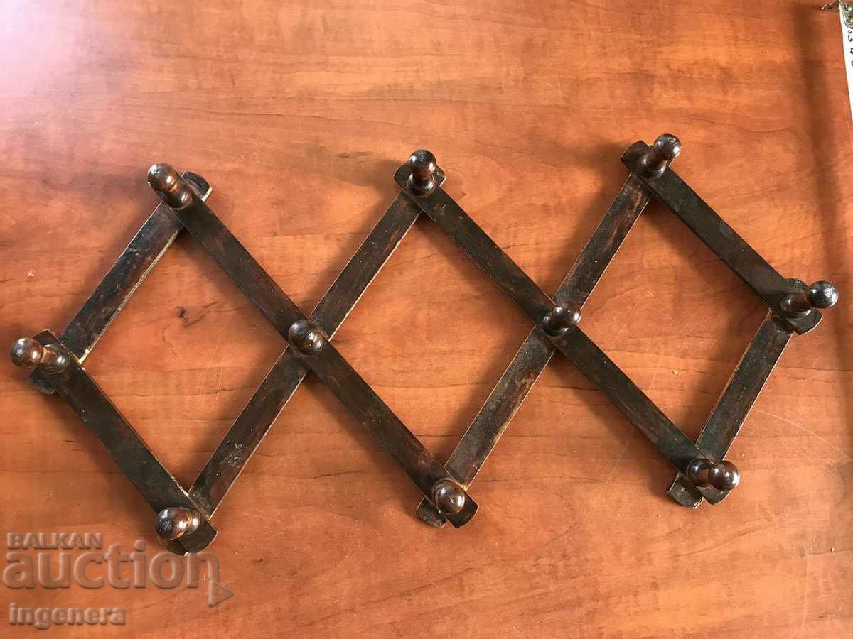HANGER HANGER WOOD EXTENDABLE WALL with price 19.00 BGN | € 9.71 HANGER HANGER WOOD EXTENDABLE WALL with price 19.00 BGN | € 9.71