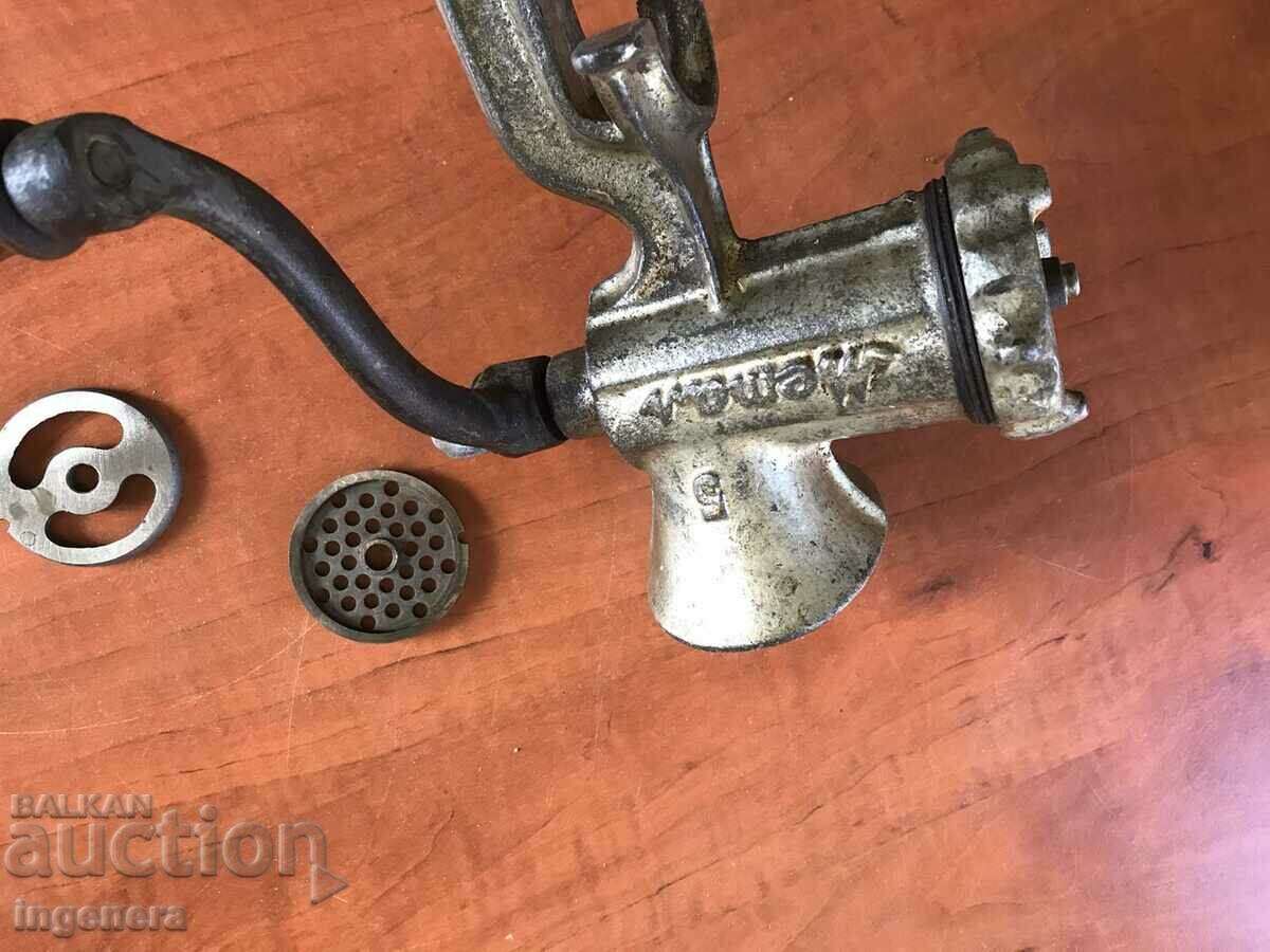 Auction MEAT GRINDER TOMATO METAL OLD Auction MEAT GRINDER TOMATO METAL OLD