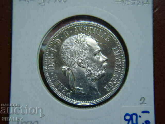 1 Florin 1878 A Austria (1 Florin Austria) (2) - AU/Unc - 5