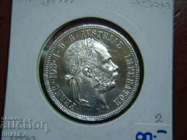 1 Florin 1878 A Austria (1 флорин Австрия) (2) - AU/Unc - 6