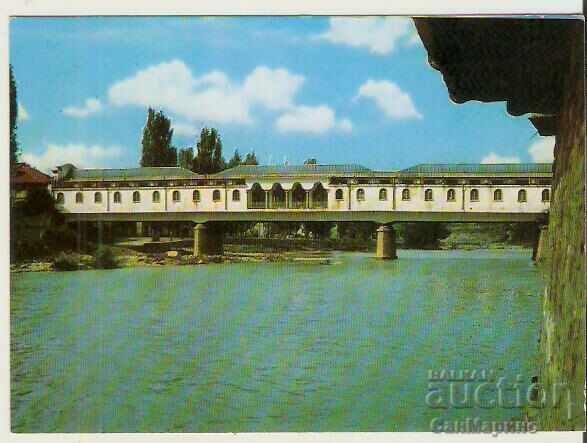 Καρτ ποστάλ Βουλγαρία Lovech Covered Bridge Osam ποταμού 2 *