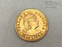 Peru 1/5 Pound 1964 (OR) Aur 0,917