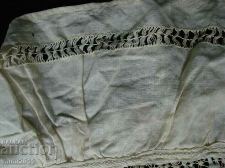 Old monogrammed tablecloth - 7 Old monogrammed tablecloth - 7