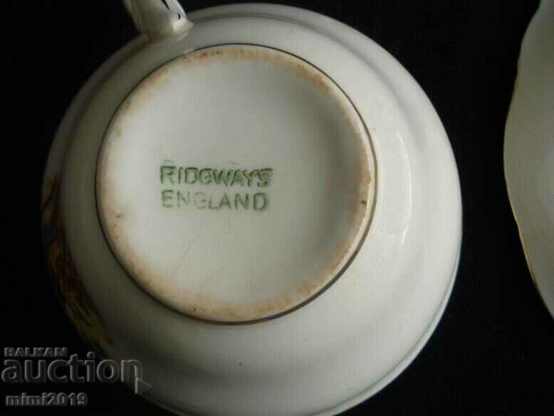 Porcelain cup and saucer -England, marked - 7