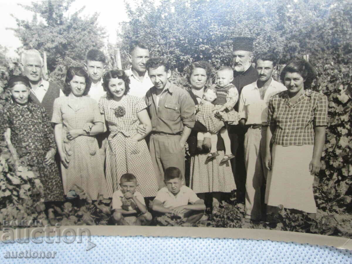 OLD PHOTO, POP PRIEST AMONG LAYMEN with price 15.00 BGN | € 7.67