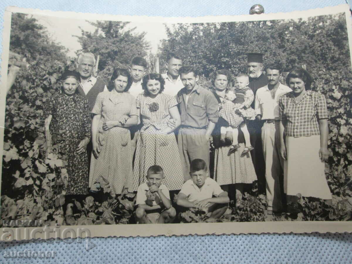 OLD PHOTO, POP PRIEST AMONG LAYMEN - 6