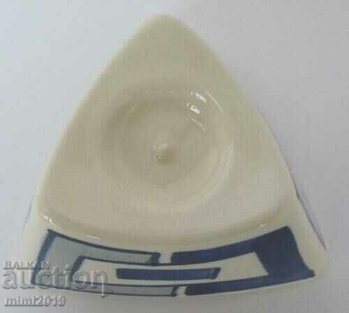 Porcelain candlestick, marked with price 14.00 BGN | € 7.16 Porcelain candlestick, marked with price 14.00 BGN | € 7.16