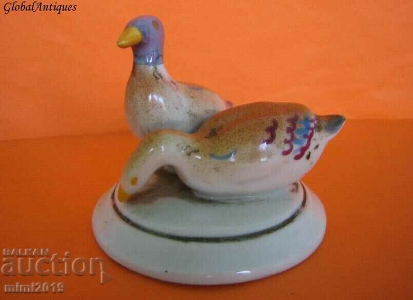 An old porcelain figurine