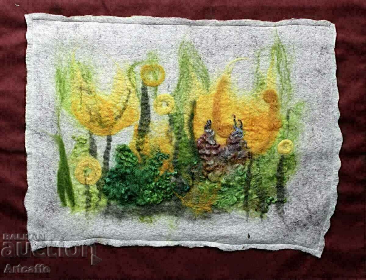 Textile collage