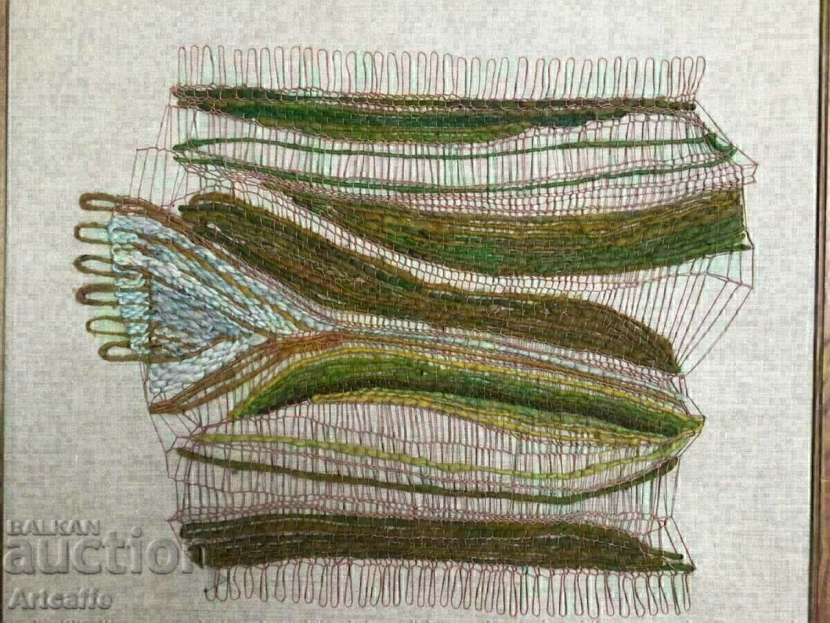 Μεγάλο υφαντικό κολάζ - 5 Μεγάλο υφαντικό κολάζ - 5